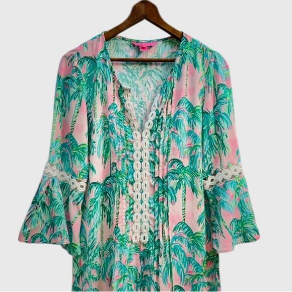 LILLY PULITZER Hollie Tunic Dress in Pink Blossom - Picture 3 of 10